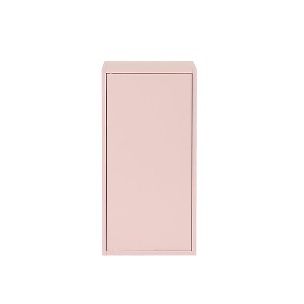 Leziter Boxie 1 ușă dulap de perete 80x40x37 cm roz
