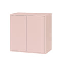 Leziter Boxie 2 uși dulap de perete 80x80x37 cm roz