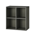 Leziter Boxie dulap de perete deschis 80x80x37 cm antracit