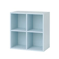 Leziter Boxie dulap de perete deschis 80x80x37 cm albastru