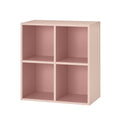 Leziter Boxie dulap de perete deschis 80x80x37 cm roz