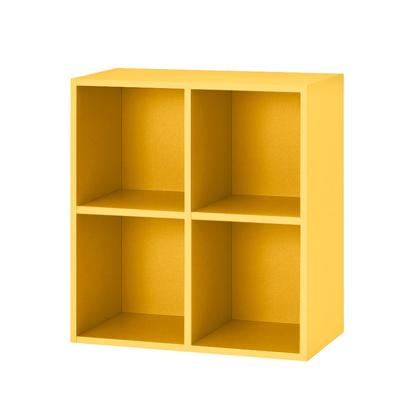 Leziter Boxie dulap de perete deschis 80x80x37 cm galben