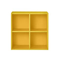 Leziter Boxie dulap de perete deschis 80x80x37 cm galben