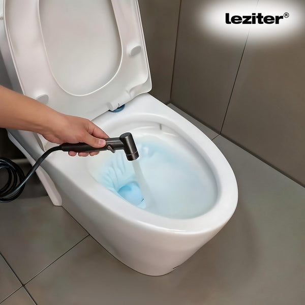 Leziter Azure Robinet de duș pentru bidet negru