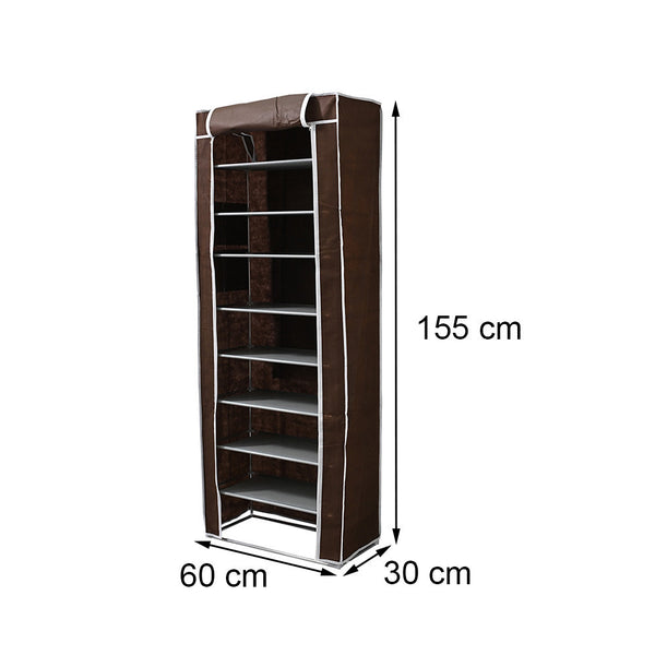 Leziter Dulap pentru pantofi LCSZ-02 maro