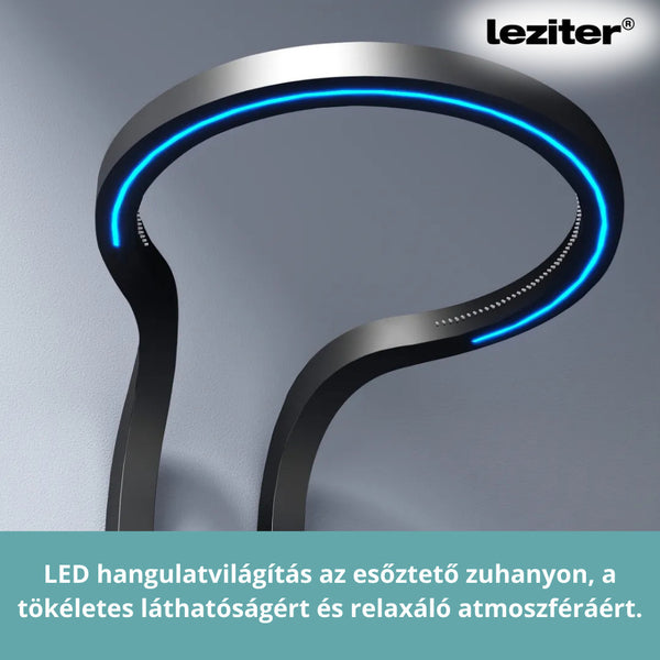 Leziter Panou de duș cu hidromasaj Luxory gri