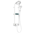 Leziter Set de duș digital Tropic cu baterie termostatică, alb
