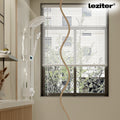 Leziter Set de duș digital Tropic cu baterie termostatică, alb