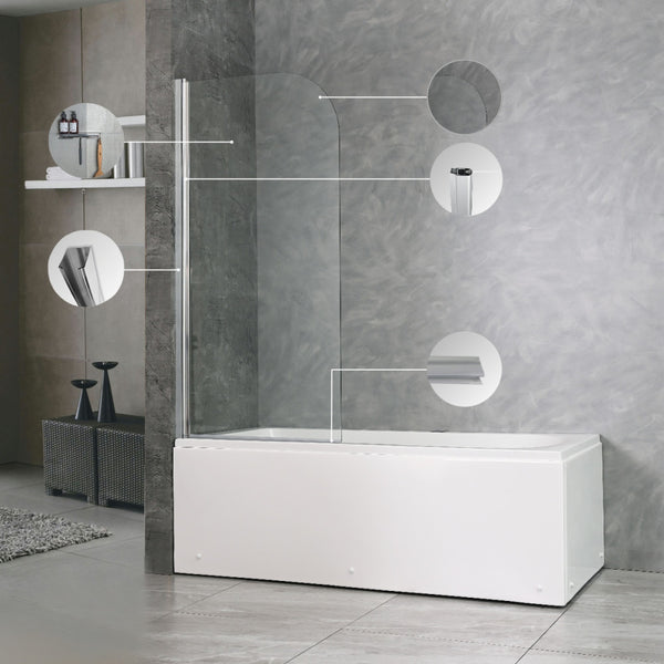 Leziter Paravan de baie Eva 70x140 cm