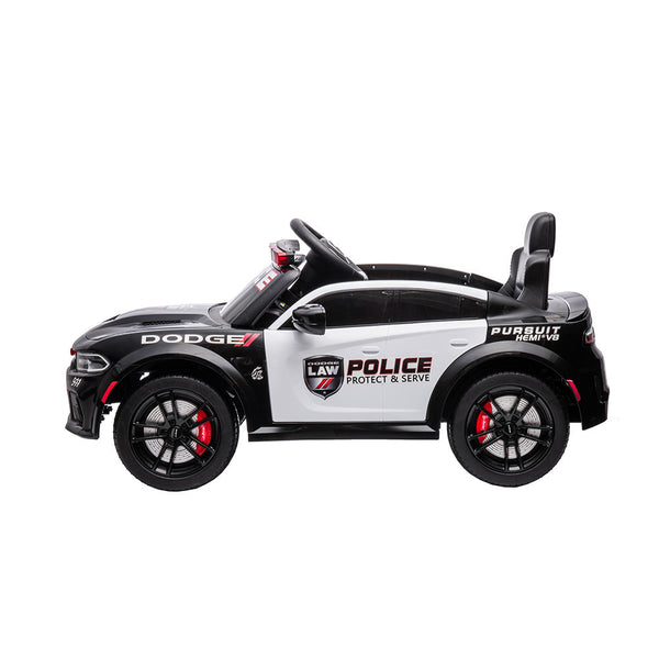 Leziter Mașină de poliție electrică Dodge neagră