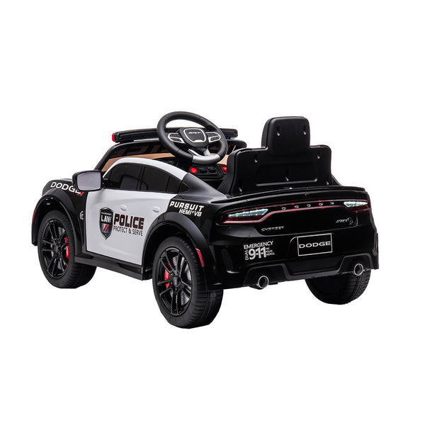 Leziter Mașină de poliție electrică Dodge neagră
