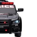 Leziter Mașină de poliție electrică Dodge neagră