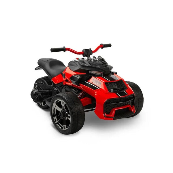 Leziter ATV electric cu 3 roți roșu