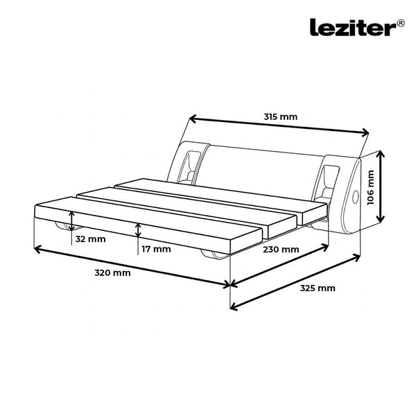 Leziter Scaun rabatabil