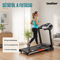 Leziter Banda de alergare cu afișaj LED Runova Max 120 kg, 2,5 LE, 15 km/h, unghi de înclinare 0-15%