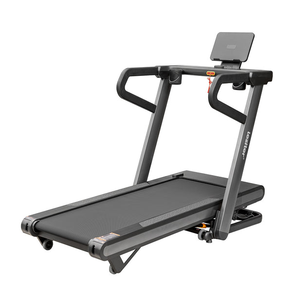 Leziter Banda de alergare cu afișaj LED și funcție inteligentă Bluetooth, Velox Ultra Max 150 kg, 3 LE, 18,8 km/h, unghi de înclinare -6–32 %
