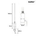 Leziter Uscător de prosoape cu cartuș de încălzire electrică pentru radiator cu termostat digital 600W alb