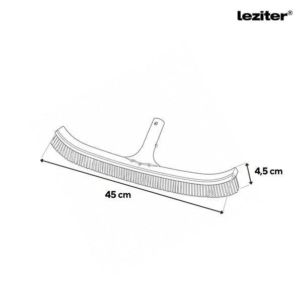 Leziter Perie îndoită pentru curățarea piscinei 45 cm