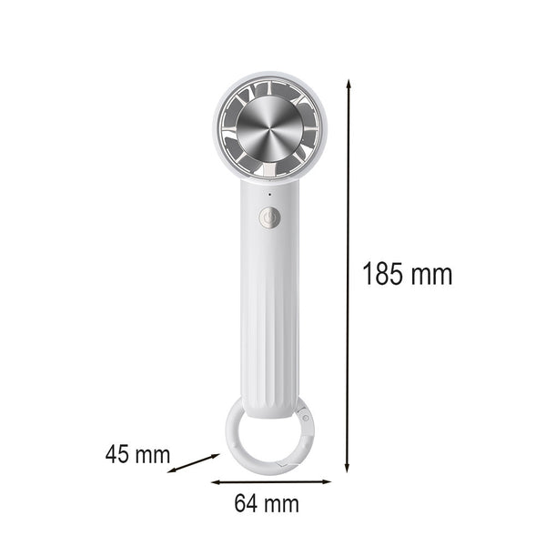 Leziter Rico ventilator portabil usb 5 W 2000 mAh alb