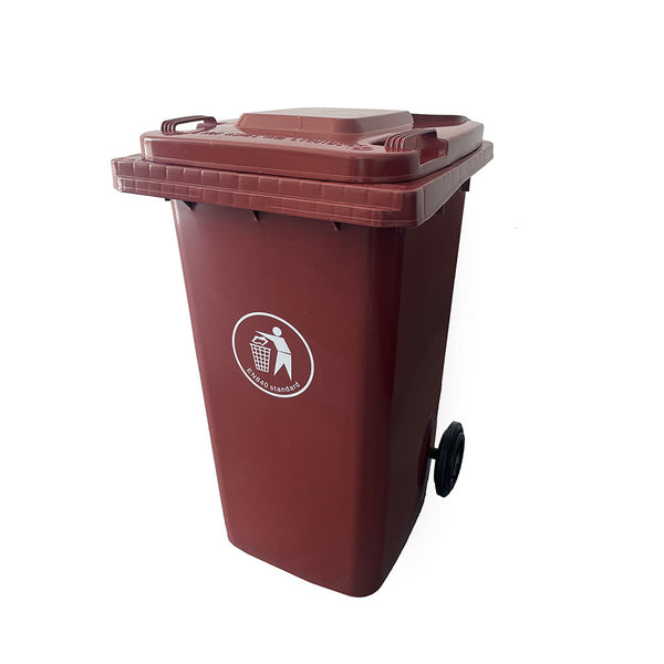 Leziter Container deșeuri 240L maro
