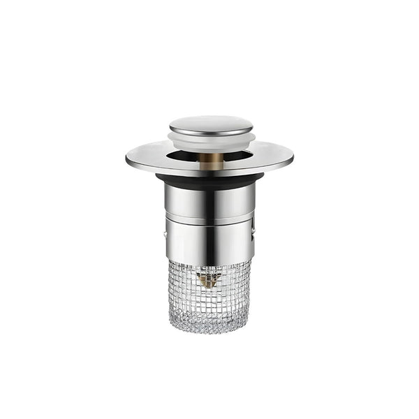 Leziter Dop de scurgere cu filtru din oțel inoxidabil 60 mm