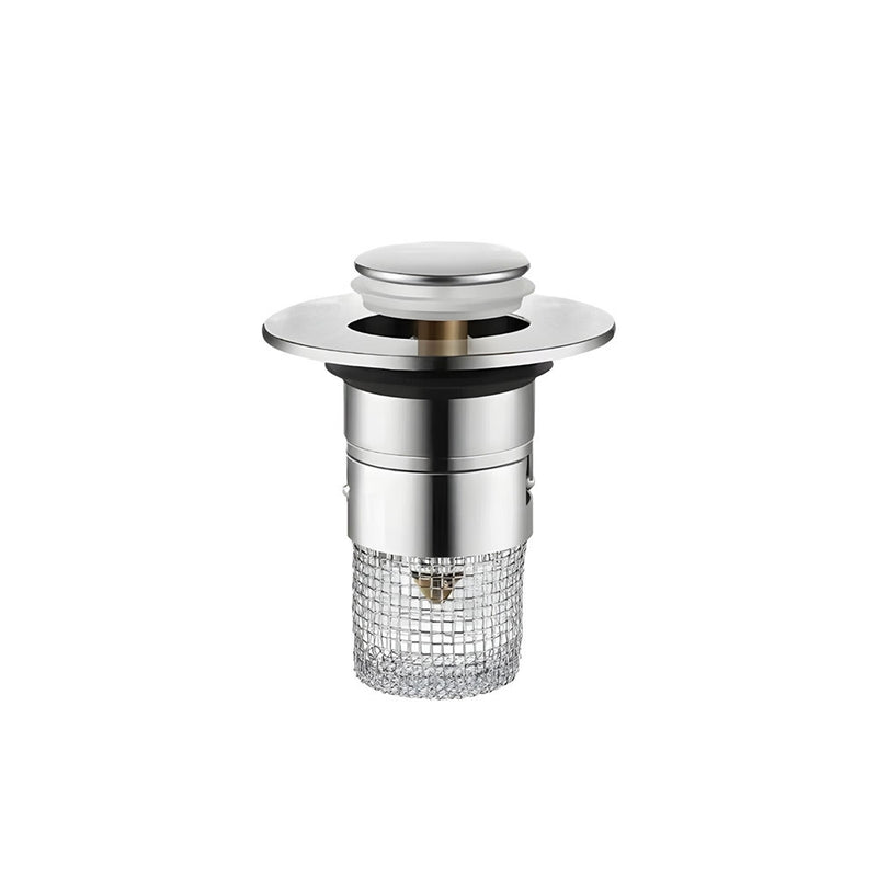 Leziter Dop de scurgere cu filtru din oțel inoxidabil 60 mm