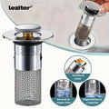 Leziter Dop de scurgere cu filtru din oțel inoxidabil 60 mm