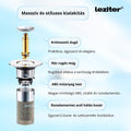 Leziter Dop de scurgere cu filtru din oțel inoxidabil 60 mm