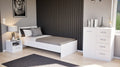 Leziter Pat single Miami 90x200 cm alb-alb