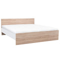 Leziter Pat dublu Miami fără cadru de pat 180x200 cm stejar sonoma-alb