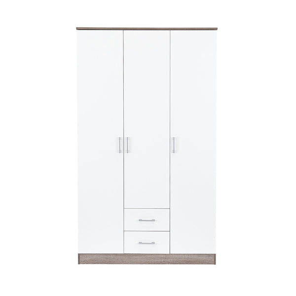 Leziter Dulap Miami 120x205 cm alb-stejar York