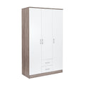 Leziter Dulap Miami 120x205 cm alb-stejar York