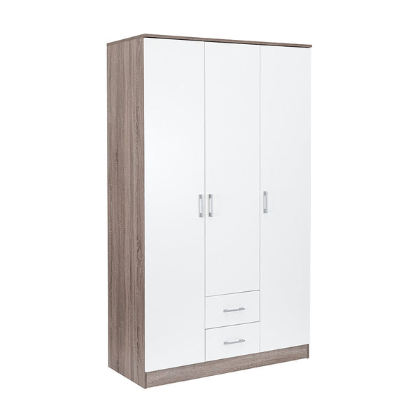 Leziter Dulap Miami 120x205 cm alb-stejar York