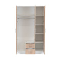 Leziter Dulap Miami 120x205 cm stejar sonoma-alb