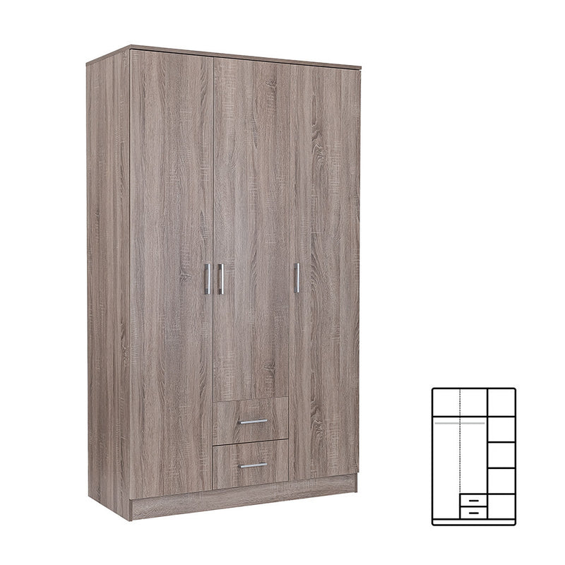 Leziter Dulap Miami 120x205 cm stejar York-stejar York