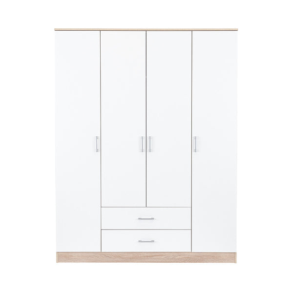 Leziter Dulap Miami 160x205 cm alb-stejar sonoma
