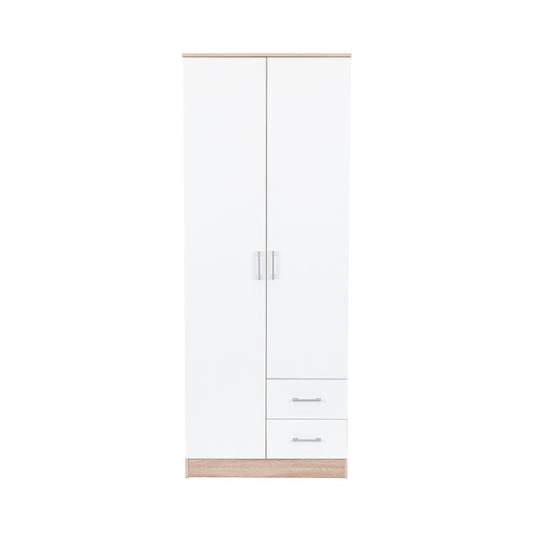 Leziter Dulap Miami 80x205 cm alb-stejar sonoma