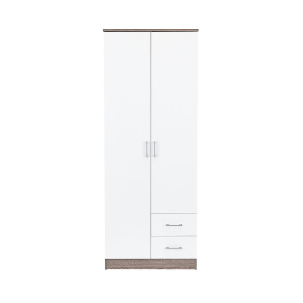 Leziter Dulap Miami 80x205 cm alb-stejar York