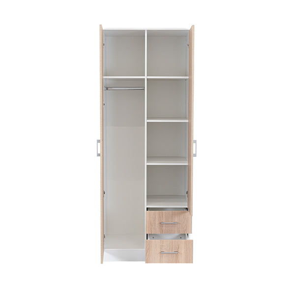 Leziter Dulap Miami 80x205 cm stejar sonoma-alb