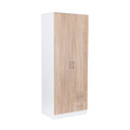 Leziter Dulap Miami 80x205 cm stejar sonoma-alb