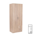 Leziter Dulap Miami 80x205 cm stejar sonoma-stejar sonoma
