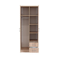 Leziter Dulap Miami 80x205 cm stejar sonoma-stejar sonoma