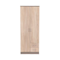 Leziter Dulap Miami 80x205 cm stejar Sonoma-stejar York