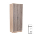 Leziter Dulap Miami 80x205 cm stejar York-stejar Sonoma