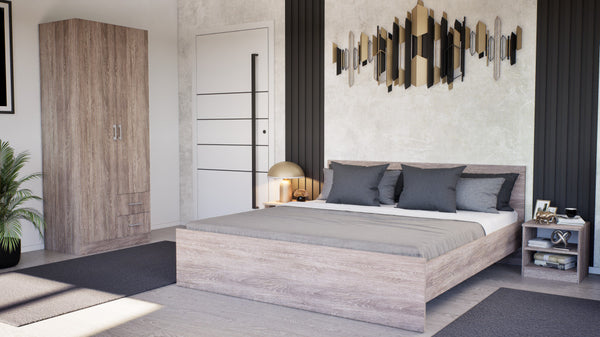 Leziter Dulap Miami 80x205 cm stejar York-stejar York