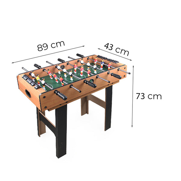 Leziter Masă de joc 4 în 1 pentru foosball, ping-pong, biliard și air hockey