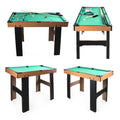 Leziter Masă de joc 4 în 1 pentru foosball, ping-pong, biliard și air hockey