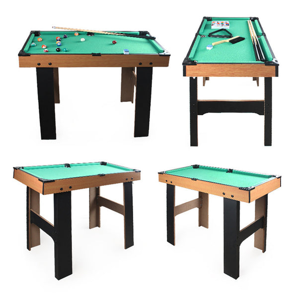 Leziter Masă de joc 4 în 1 pentru foosball, ping-pong, biliard și air hockey