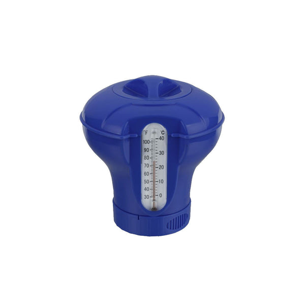 Leziter Distribuitor de lichid pentru piscine cu termometru pentru tablete de 200 g