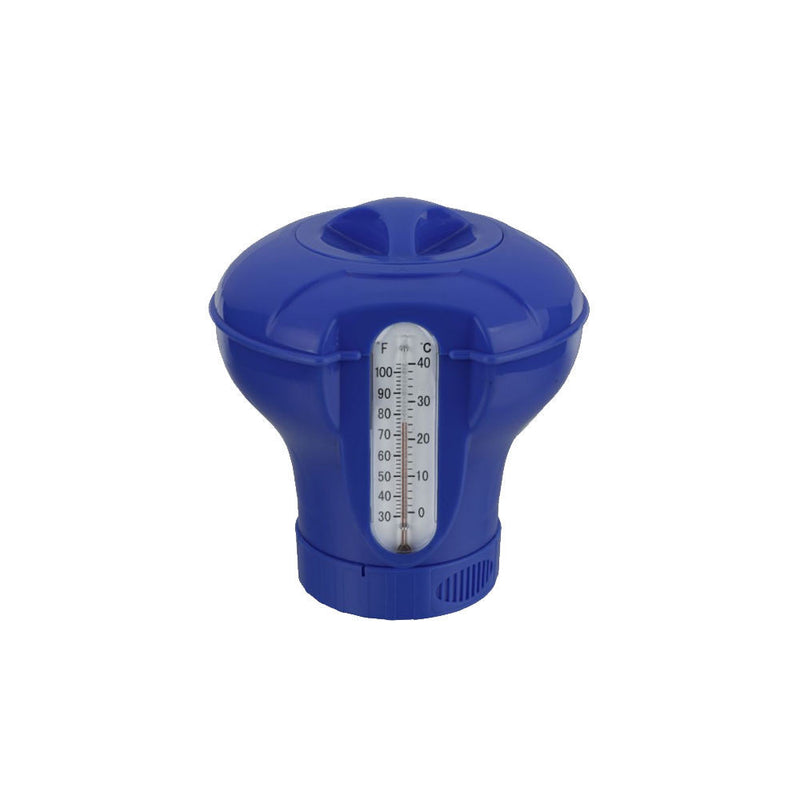 Leziter Distribuitor de lichid pentru piscine cu termometru pentru tablete de 200 g